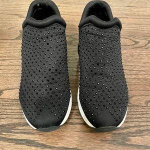 Gunmetal Brand Bling Sneakers Size 8